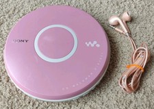 Sony CD Walkman Model D-EJ011 Pink Full Working Order RARE