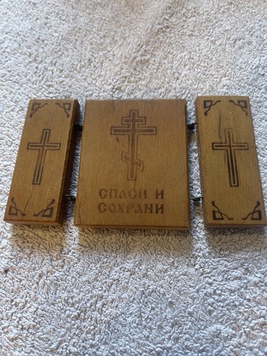 Russian orthodox triptych icon - orthodox,