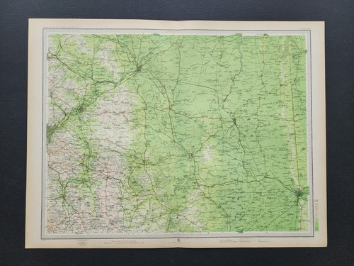 Antique 1903 bartholomew - bartholomew, map