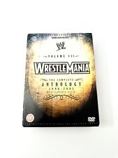 WWE WRESTLEMANIA THE COMPLETE ANTHOLOGY VOLUME 3 DVD SET VGC WM 12-17 WRESTLING