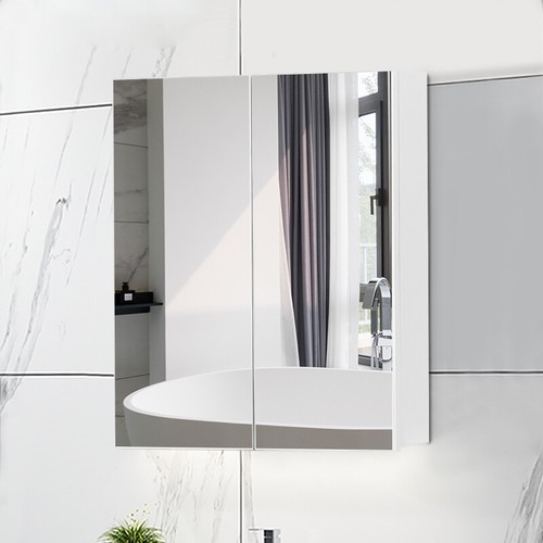 Bathroom white cabinet storage - white,