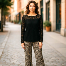 WRAP LONDON Womens Top Lace