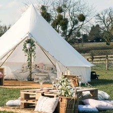 Bell tent with zipped in - bell,