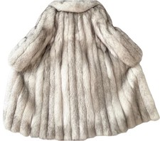 Real NORWEGIAN BLUE FOX FUR