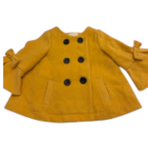 Girls mustard coat max - girls,