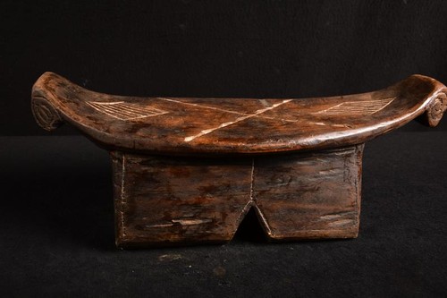 Antique ashanti african stool - ashanti,