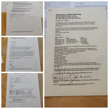 Morrissey - DOUBLE SIGNED 1995 Japan Tour Contract  Mike Hinc Collection