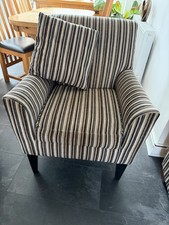NEXT Striped Armchair and