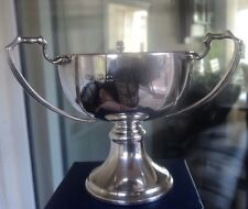 Silver Art Deco Bowl Antique Three Handled TYG Bowl Stg hm 1923  Alexander Clark