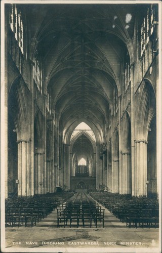 York minster nave looking east - minster,