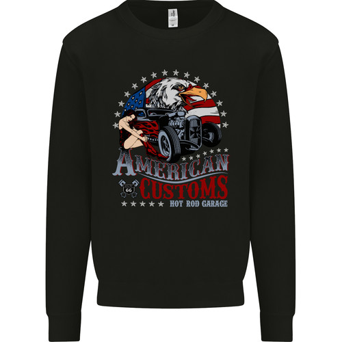 American customs hot rod - american,