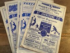 ST JOHNSTONE HOME programmes