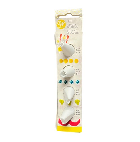 Wilton 4pc plastic icing tip - 4pc,