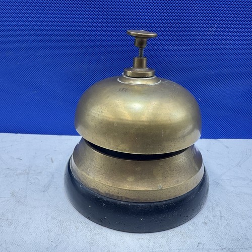 Brass bell push button - bell,