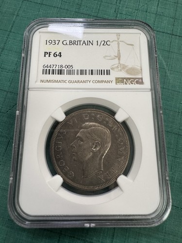 1937 great britain proof half - britain,