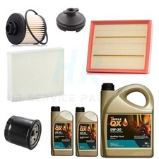 7L TRIPLE QX & ALL FILTERS FULL SERVICE KIT FOR FORD MONDEO ZETEC 2.0 TDCI 2014+