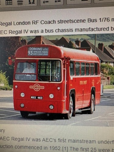 Aec regal london rf - aec, coach
