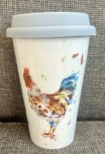 Country Cockerel Fine China Mug by Leonardo, Designed by Jennifer Rose