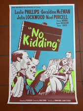 NO KIDDING 1960 Original British Film Poster LESLIE PHILLIPS COMEDY