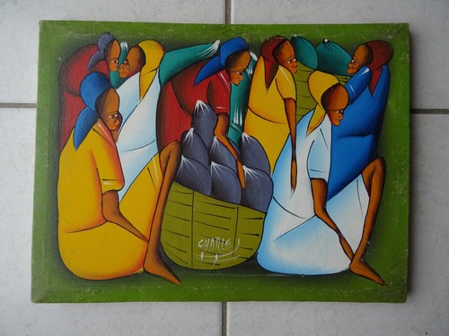 Naive art painting canvas - naive,