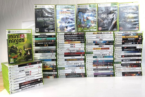 100x xbox 360 games - 360, bundle