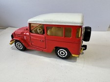 Majorette Toyota Landcruiser J40 Type, Red, Used Car Toy
