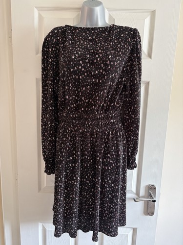 Very black ditsy floral - very,