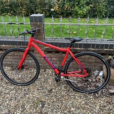 Voodoo Agwe Flat Bar Gravel Bike Hybrid Large Deore 1x10 Hydraulic Disc Brakes