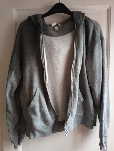 Ladies hoodie grey size - &,