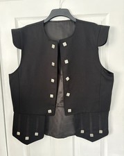 Scottish Men's Black Wool