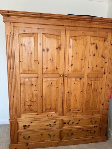 Large solid pine double - solid,
