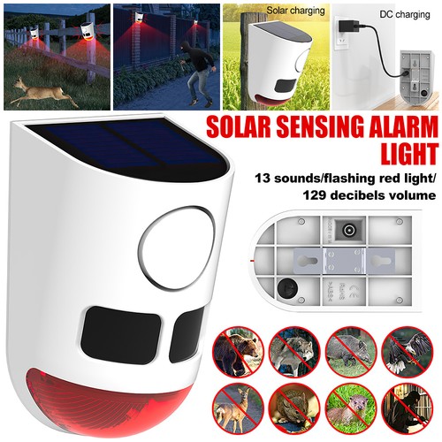 Solar sound strobe light - strobe,