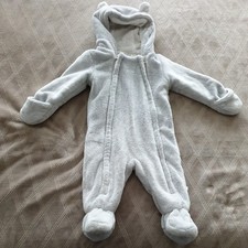 Cosy Jasper Conran Junior J fluffy cotton lined snow suit - age 9 - 12 mths 