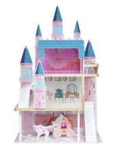 COCOLAND LOL Fantasy Castle & Carriage Wooden Doll House Girls 3 Years + 135cm