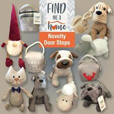 FIND ME A HOME ANIMAL SHAPED DOORSTOPS CHRISTMAS GIFT WEIGHTED DOOR STOP
