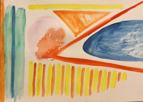 Sun abstract nigel waters - abstract,