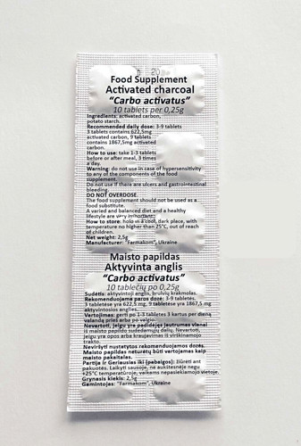 Activated charcoal carbon - charcoal,