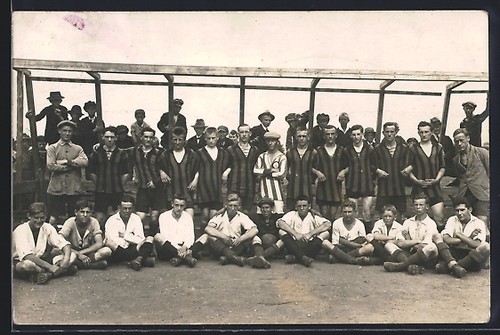 Photo postcard football teams