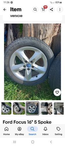 Ford focus spoke - focus, 16"