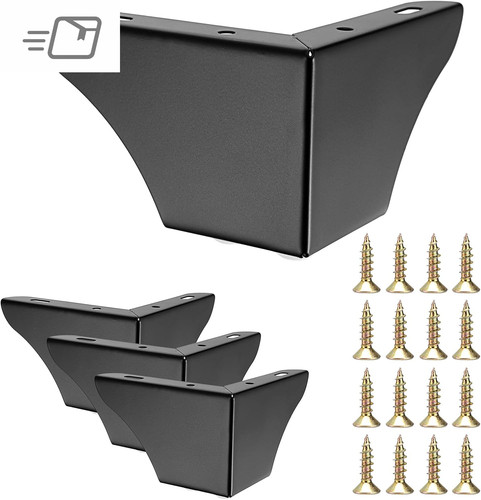 4pcs 5cm metal sofa legs - metal,