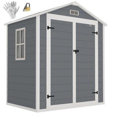Outsunny garden shed 5 - outsunny, 6'x4.5'