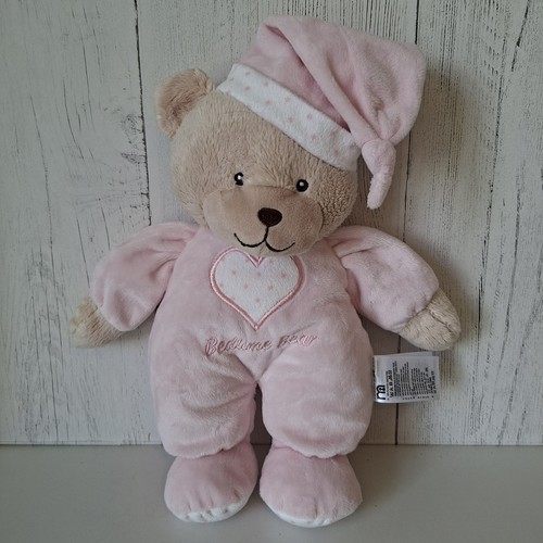 Mothercare pink bedtime teddy - mothercare,