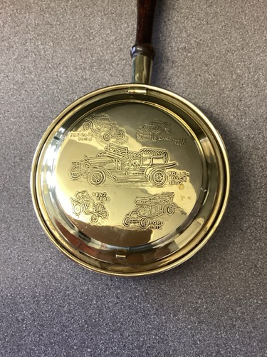 Vintage brass bed warmer with - bed,