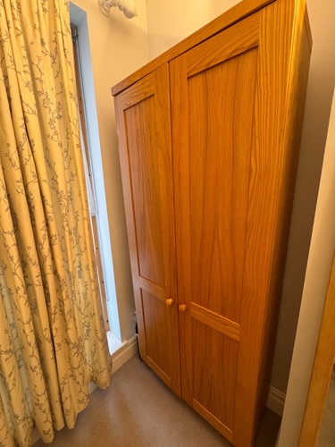 Solid beech door wardrobe - solid,