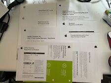 Apple PowerBook G4 17" - original, genuine DOCUMENTATION ONLY (2004)