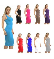 WOMENS SLEEVELESS VEST MIDI