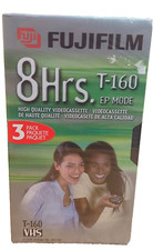 3 Pack Fujifilm VHS Tapes 8