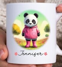 Personalised Panda Mug, Panda mug, Panda cup, Panda gift, Panda lover mug
