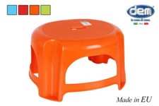 Plastic Stool kitchen bathroom toilet toddlers 29X25X18.5cm Sabin COLOURS