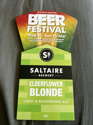 Saltaire brewery elderflower - brewery,